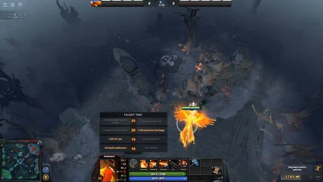 Dota 2 Quick Strats - 7.08 - Phoenix + Meteor Hammer смотреть онлайн