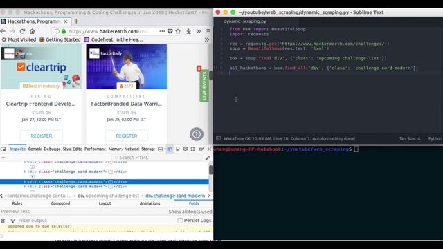 Need for Dynamic Web Scraping - 1 смотреть онлайн