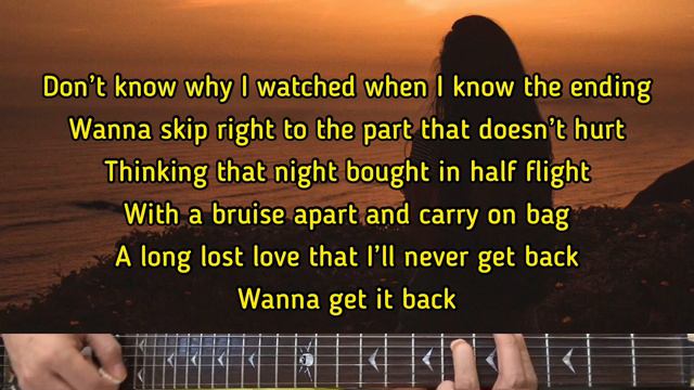 Jamie Miller - Maybe Next Time | Karaoke Guitar Instrumental смотреть онлайн