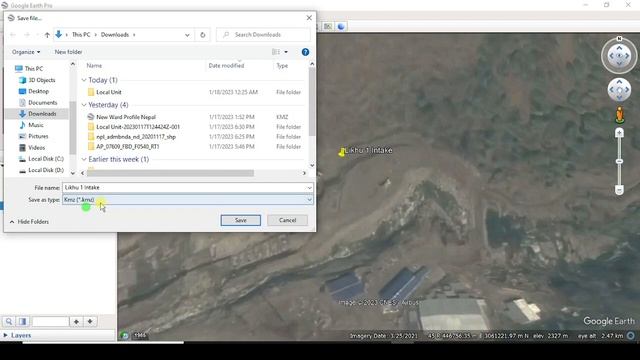 Export and Import kml / kmz file from GOOGLE EARTH PRO смотреть онлайн