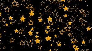 Золотой звездопад много звезд - футаж для видео монтажа. | Бесплатные футажи для монтажа