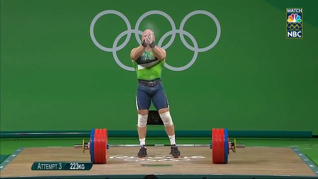 Lithuanian weightlifter celebrates bronze смотреть онлайн