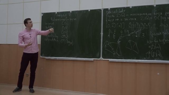 Алгоритмы и структуры данных (основной поток) 7. Куча Фибоначчи. Sparse table смотреть онлайн