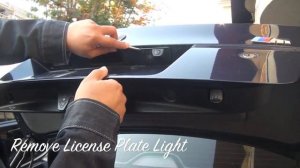 Установка камеры заднего вида Bmw e39