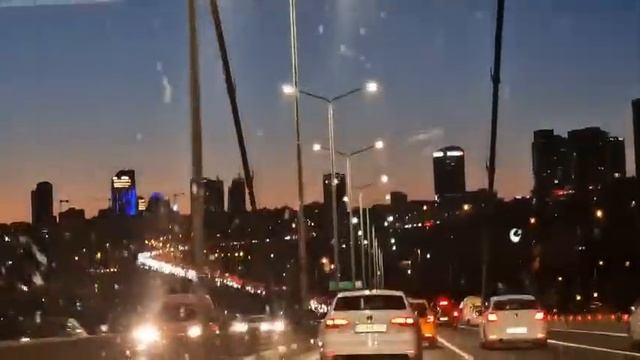 Мост через Босфор. Стамбул.Ночная прогулка. смотреть онлайн