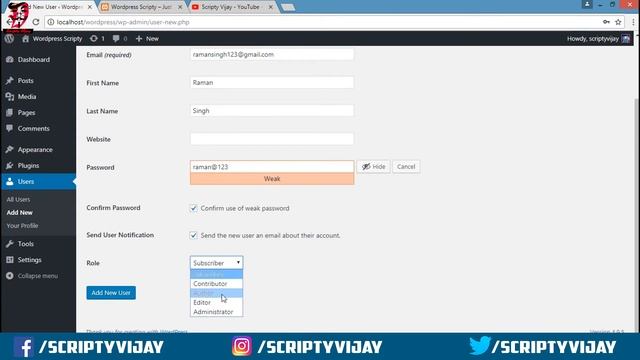How To Create Users In Wordpress | The Complete Wordpress Tutorial Series смотреть онлайн