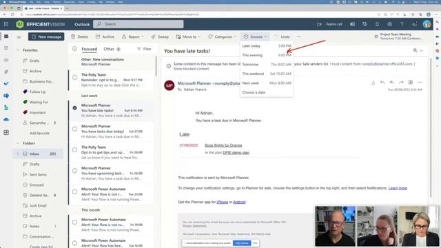Microsoft Outlook: Using Snooze to Manage Workflow смотреть онлайн
