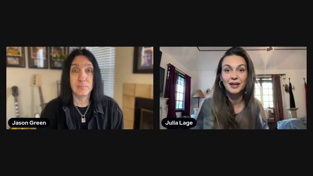 JULIA LAGE of VIXEN Interview on Her Solo Career, Marriage to Richie Kotzen & More смотреть онлайн