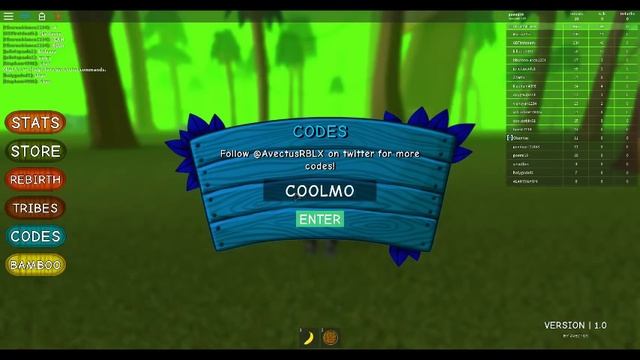 Roblox Gorilla simulator new (CODE) смотреть онлайн