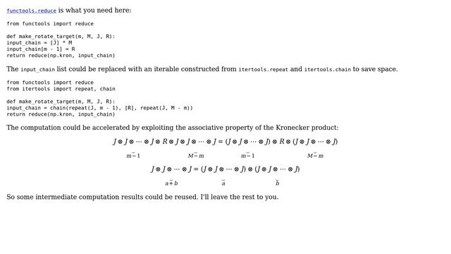Code Review: Computing the Kronecker product over a tensor chain (2 Solutions!!) смотреть онлайн