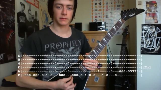 How To Play: (With Tabs) Sleepwalking - Bring Me The Horizon