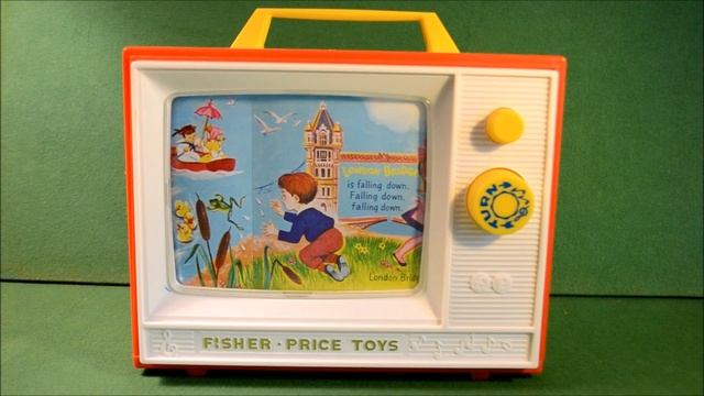 Fisher Price Toys Classic Two Tune Television Wind Up Giant Screen TV смотреть онлайн