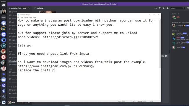 How to make a instagram post downloader with python! смотреть онлайн