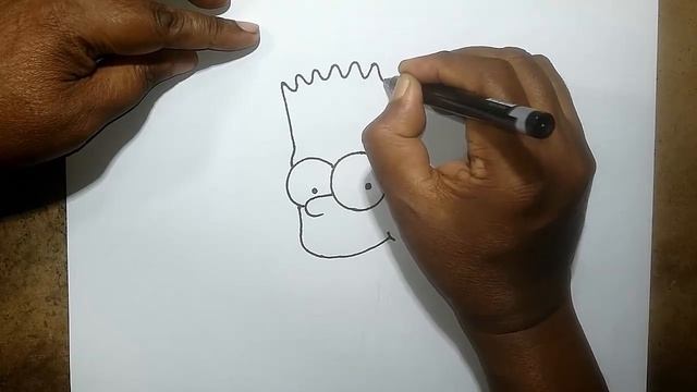 How To Draw Bart Simpson - Step By Step For Beginners смотреть онлайн