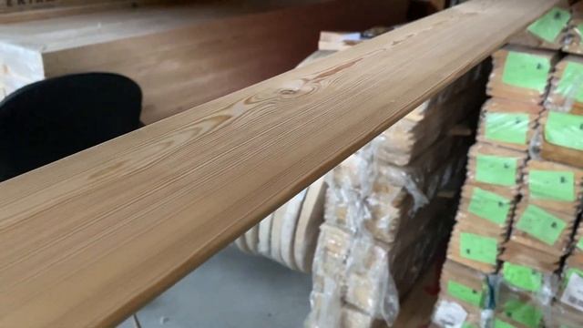 скошенный планкет лиственница сорт AB