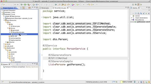Productive Enterprise Web Development with ExtJS and CDB. Episode 2 смотреть онлайн