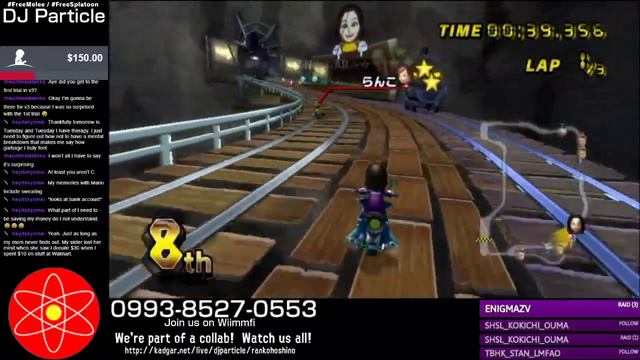ParticlePlay #1019 - Mario Kart Wii #19: I'M LATE! (collab w/RankoHoshino) смотреть онлайн