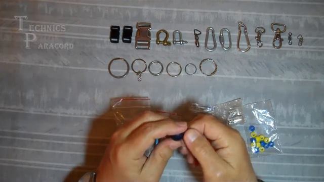 Фурнитура для изделий из паракорда Accessories for products from parachute cord смотреть онлайн