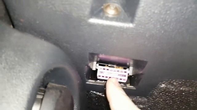 Škoda Octavia OBD Diagnostic Port Location
