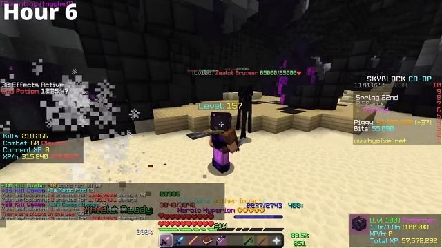 Loot From 10 HOURS of ZEALOT Farming - Hypixel Skyblock