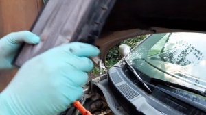 Замена фильтра салона Renault Scenic 2