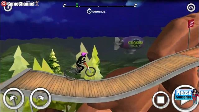 Stickman Trials / Bike Racing Game / Extreme Motorbike / Android Gameplay Video смотреть онлайн