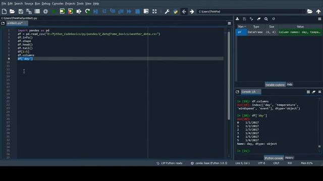 Làm quen với thư viện Pandas trong Python | Bài 1 смотреть онлайн