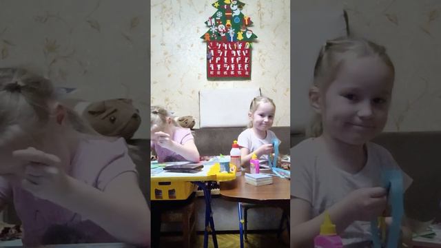 Адвент-календарь, 7декабря, снежинка из фоамирана и ëлочка с украшениями... смотреть онлайн