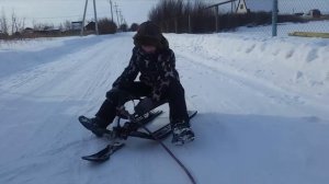 Дрифт на снегокате