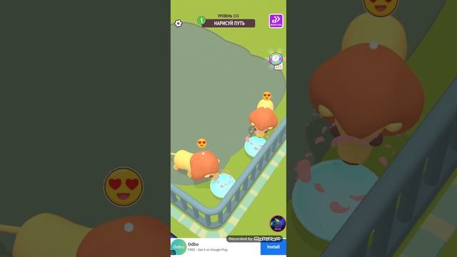 Zoo - Happy Animals НАРИСУЙ ПУТЬ УРОВЕНЬ 155 смотреть онлайн