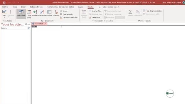 Tutorial Excel & Access Create Table Manual / Sentencias SQL N° 17 смотреть онлайн