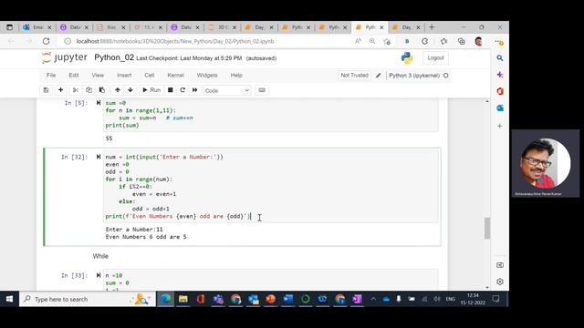 Python For All Control Flow 02 Loops Session 04 смотреть онлайн