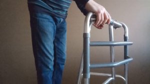 Ходунки для инвалидов, пожилых одноуровневые шагающие