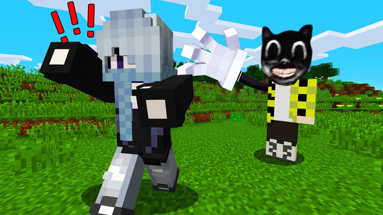 Я превратился в МУЛЬТЯШНОГО КОТА и затроллил ДЕВУШКУ в майнкрафт ! смотреть онлайн