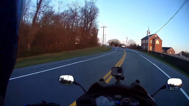 Riding Honda NT700V Motorcycle In Lancaster County Pennsylvania Opening Day Of Deer Season 2022