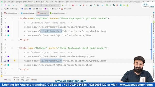 How to Create your own Style & Theme in Android App [Hindi] смотреть онлайн