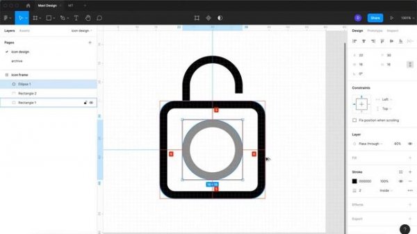 How to Create a Lock Icon in Figma (Full Process)