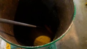 Корморезка из газового баллона.