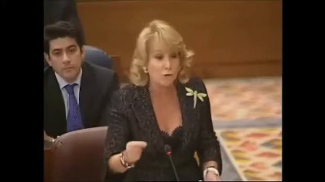 Esperanza Aguirre. Neoliberal-franquista