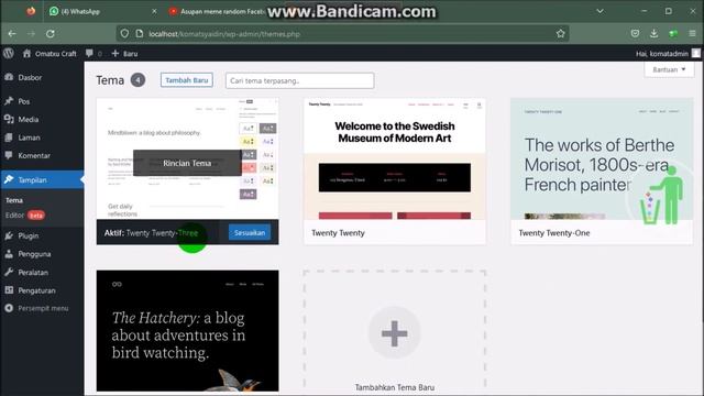 Memunculkan Menu pada Tampilan atau Appearance wordpress смотреть онлайн