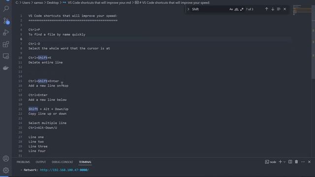 VS Code Keyboard shortcuts every developer should know смотреть онлайн