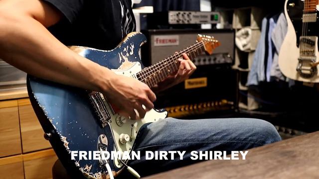 Comparison between Friedman Dirty Shirley and Fractal FM3 Dirty Shirley modeling - Bridge Humbucker смотреть онлайн