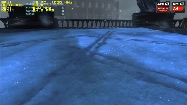 Batman: Arkham Origins Benchmark on AMD A-Series APU RICHLAND A4-6300 AND AMD RADEON HD 8370D смотреть онлайн