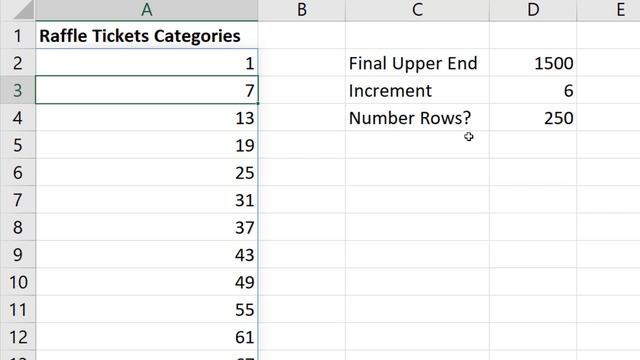Dynamic Arrays To Increment 1-6, 7-12, 13-18 - SEQUENCE Array Function…  - Excel Magic Trick 1586