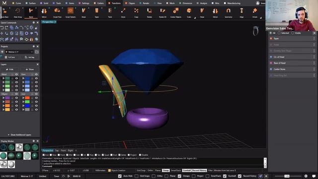 Petals Solitaire Ring - MatrixGold Tutorial смотреть онлайн