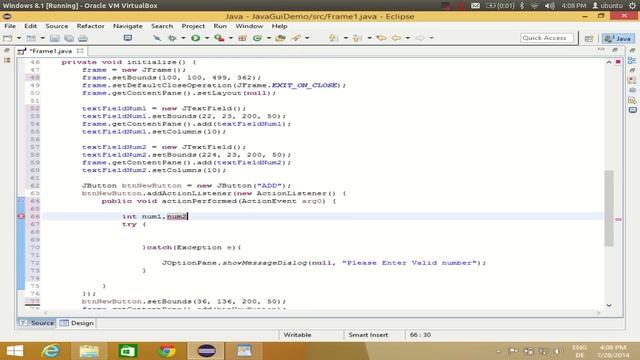 Java Eclipse GUI Tutorial 2 # Creating A Simple Calculator Using JFrame смотреть онлайн