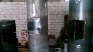 Котёл верхнего горения с нижним поддувом