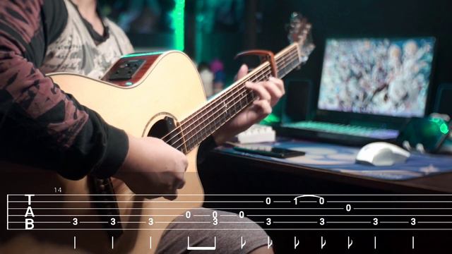NARUTO - Re:member Fingerstyle Guitar [TAB] смотреть онлайн