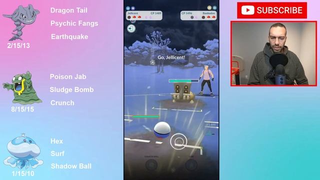 BUFFED Surf Jellicent a BIG UPGRADE in Great League | Great League Team | Pokemon GO Battle League смотреть онлайн