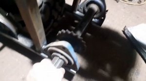 самодельный снегоход.гусеница из покрышки